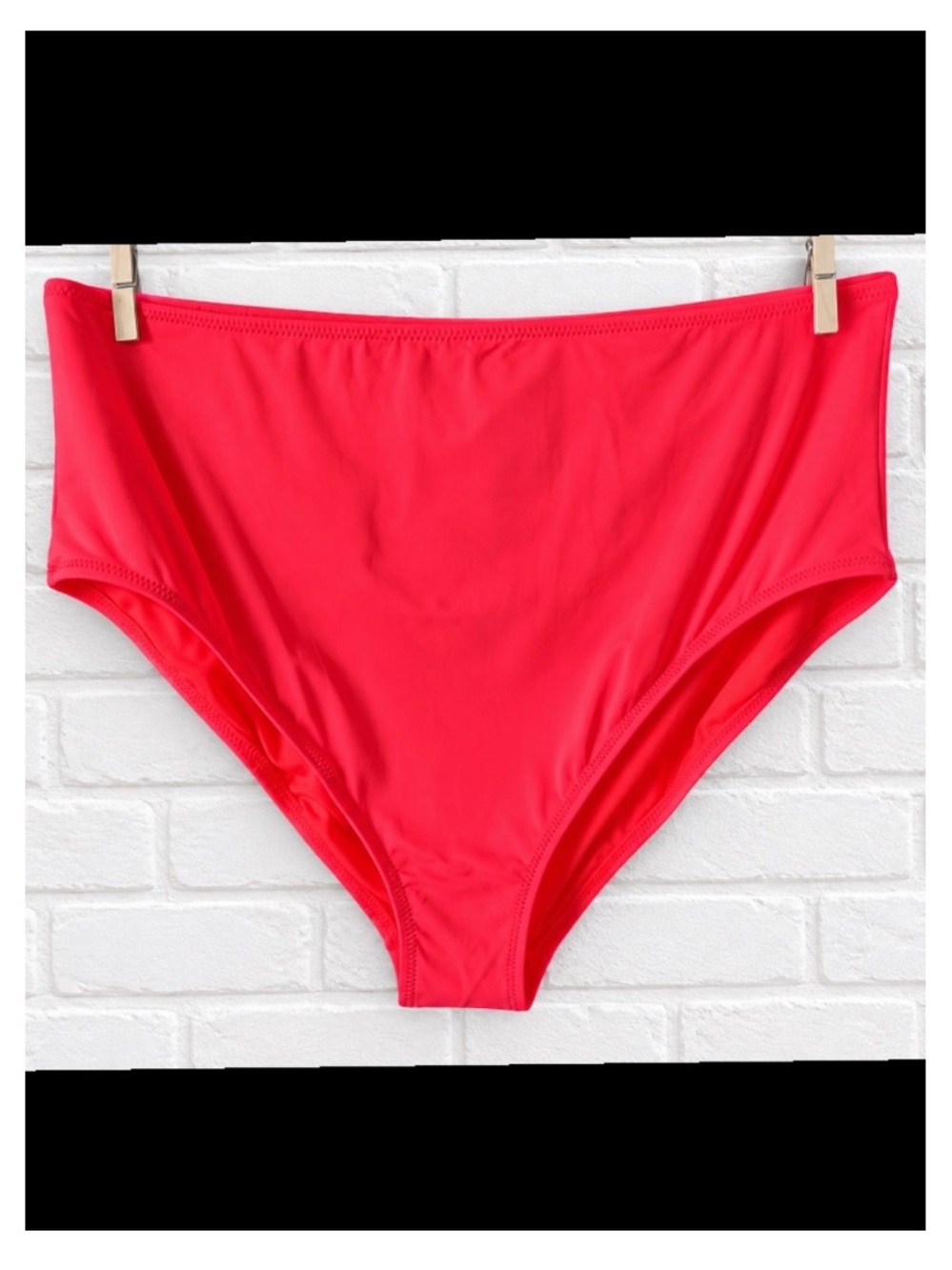 NWT GAP High Waist Swimsuit Bottom in Red Hot Lava - XL